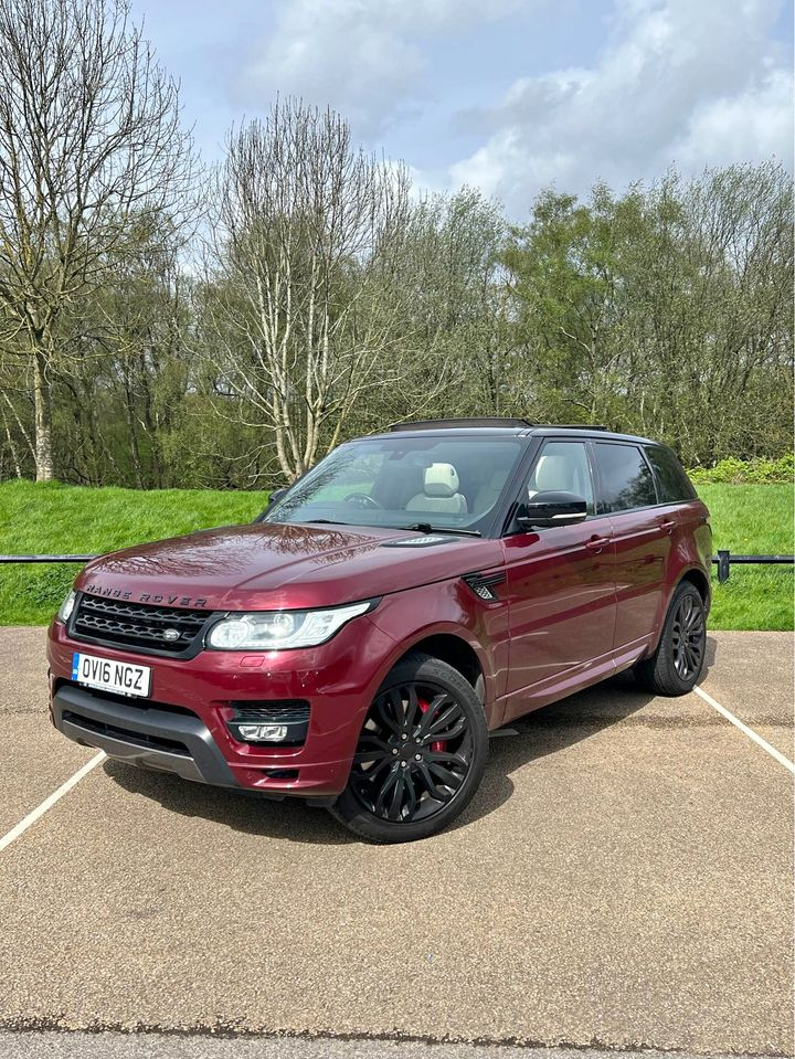 LAND ROVER R ROVER SPORT ABIO DYN SDV8 A ENGINE SIZE 4.4 Litres FUEL DIESEL BODY 5 DOOR ESTATE TRANSMISSION AUTOMATIC SEATS 5 COLOUR RED REG DATE 11/04/2016 77230 Miles OV16 NGZ