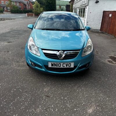 VAUXHALL CORSA SE Engine Size 1.2 Litres Fuel PETROL Body 3 DOOR HATCHBACK Transmission MANUAL Seats 5 Colour BLUE Reg Date 30/03/2010 Mileage: 85874 Reg WN10CVO